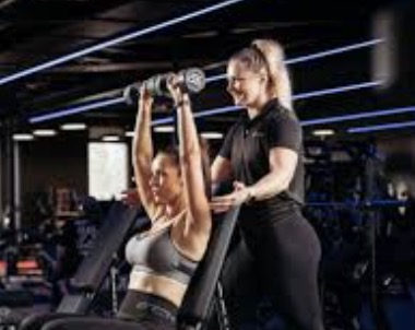 Training at Gym